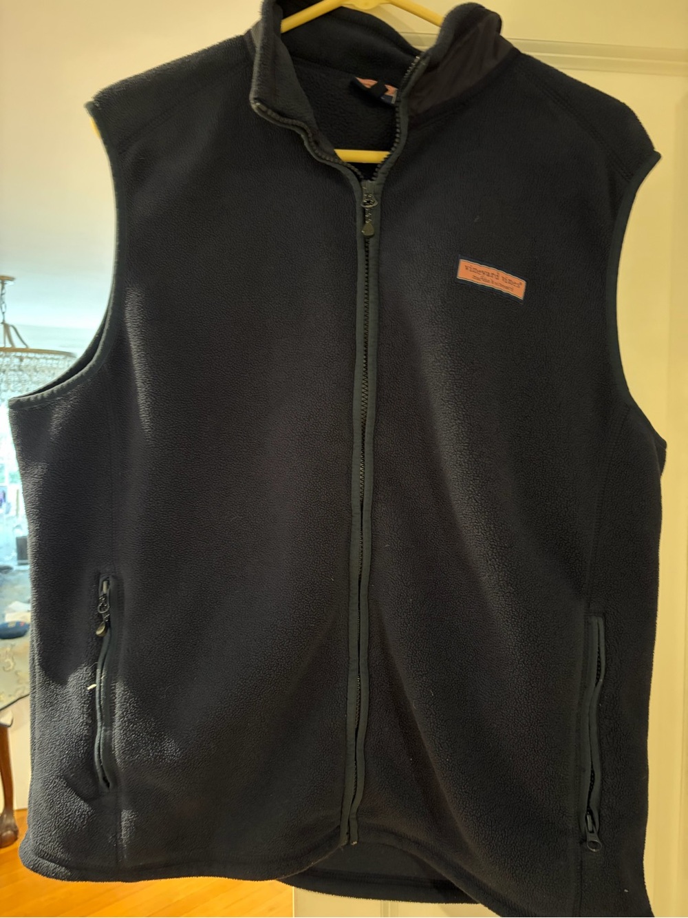 Vineyard Vines Kids Navy Fleece Zip Vest